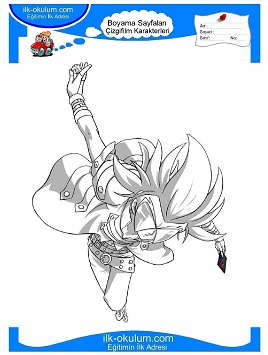 Çocuklar İçin Bakugan Boyama Sayfaları 